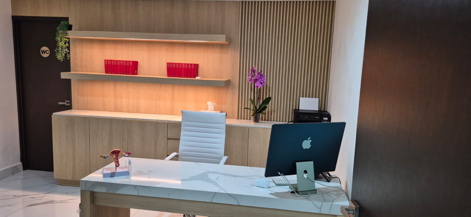 Oficina profesional con mobiliario personalizado